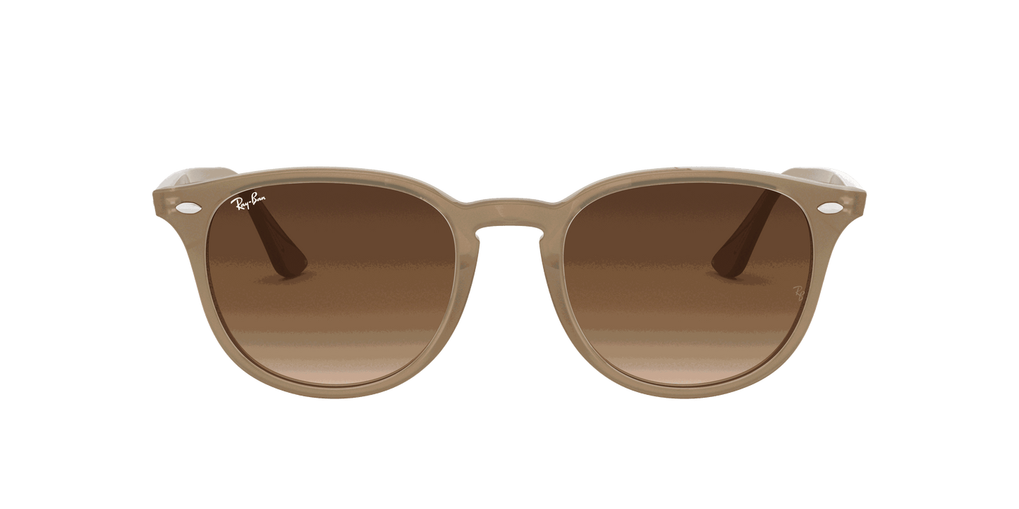 [Brown Gradient Dark Brown Lenses, Polished Beige Frame]