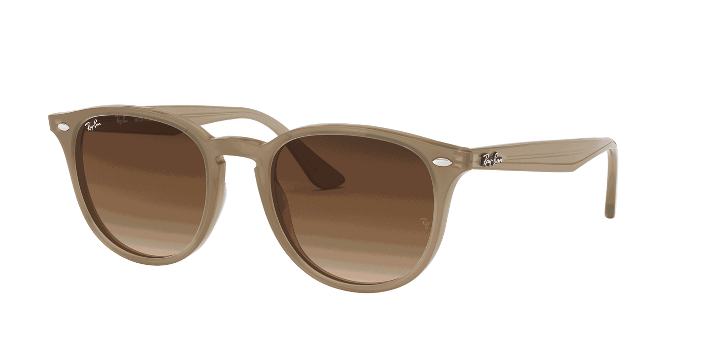 [Brown Gradient Dark Brown Lenses, Polished Beige Frame]