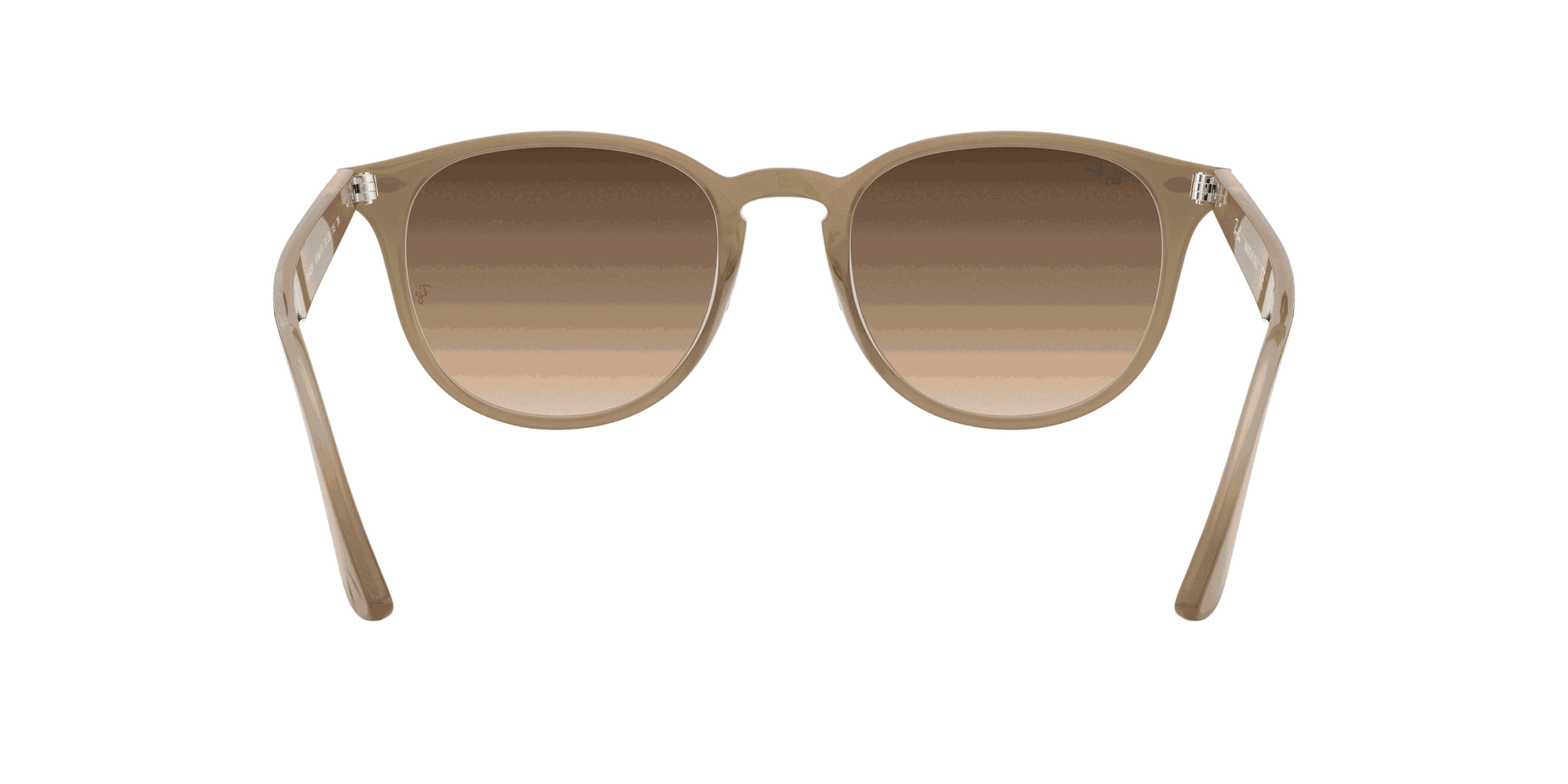 [Brown Gradient Dark Brown Lenses, Polished Beige Frame]