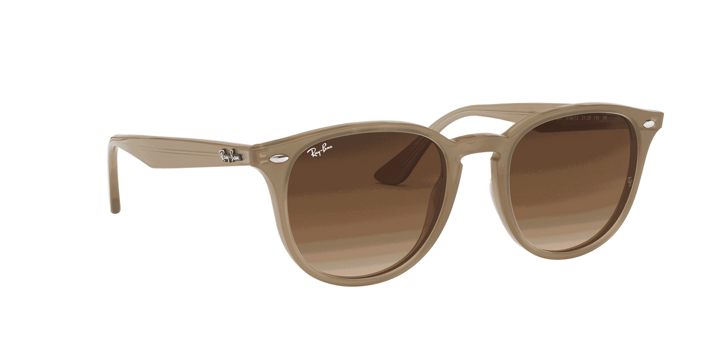 [Brown Gradient Dark Brown Lenses, Polished Beige Frame]