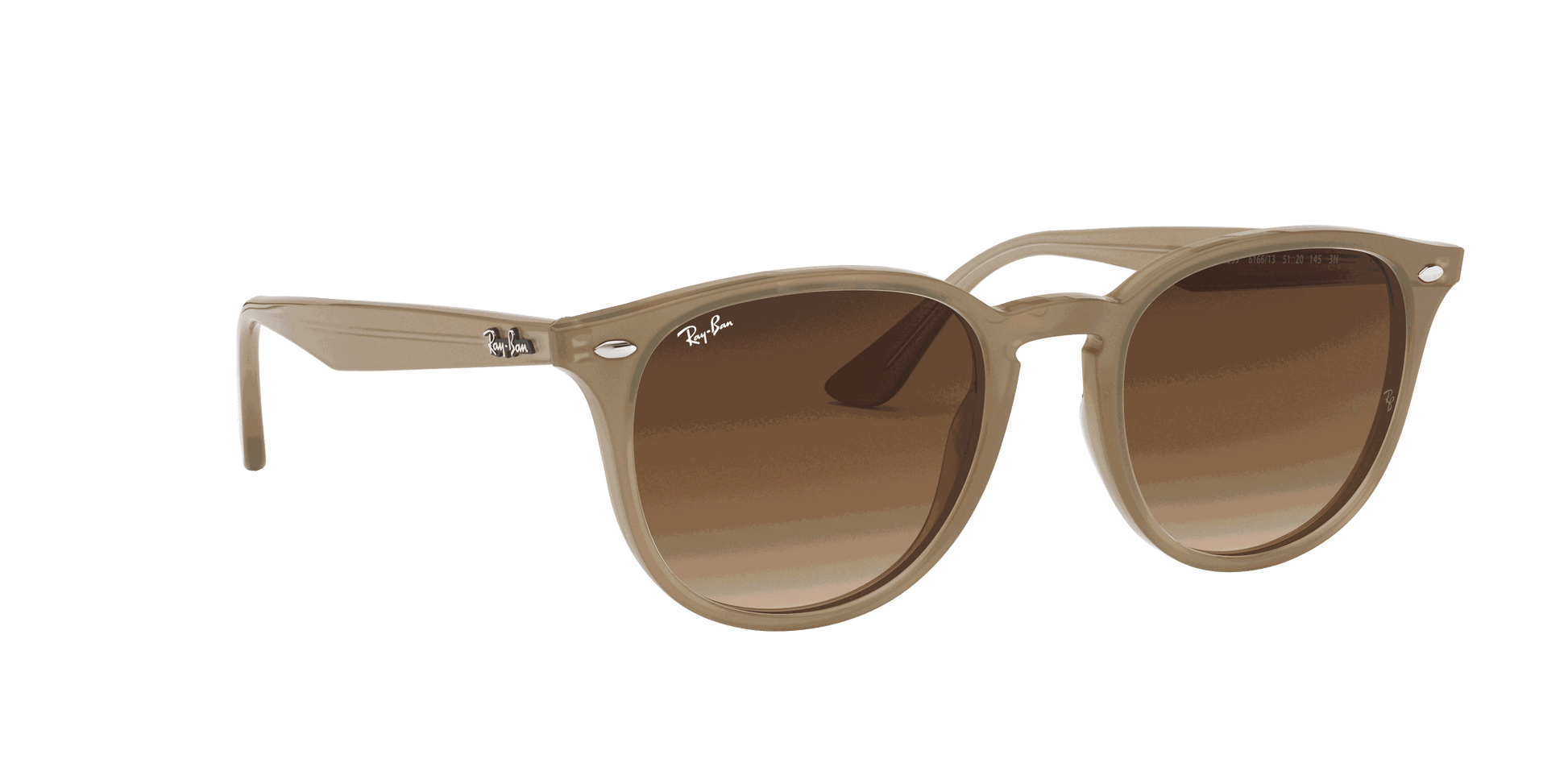 [Brown Gradient Dark Brown Lenses, Polished Beige Frame]
