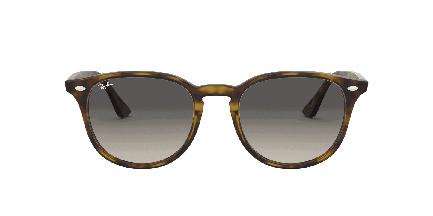[Grey Gradient Lenses, Polished Light Havana Frame]