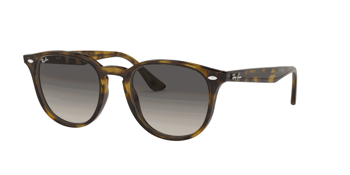 [Grey Gradient Lenses, Polished Light Havana Frame]