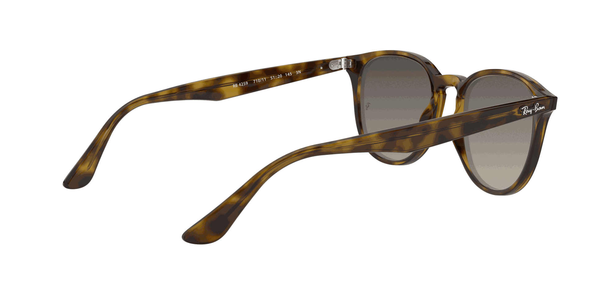 [Grey Gradient Lenses, Polished Light Havana Frame]