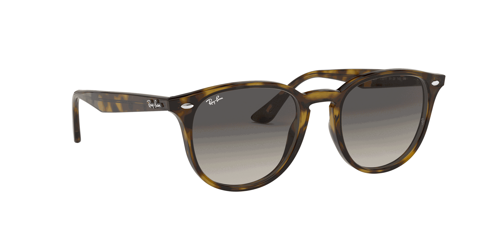 [Grey Gradient Lenses, Polished Light Havana Frame]