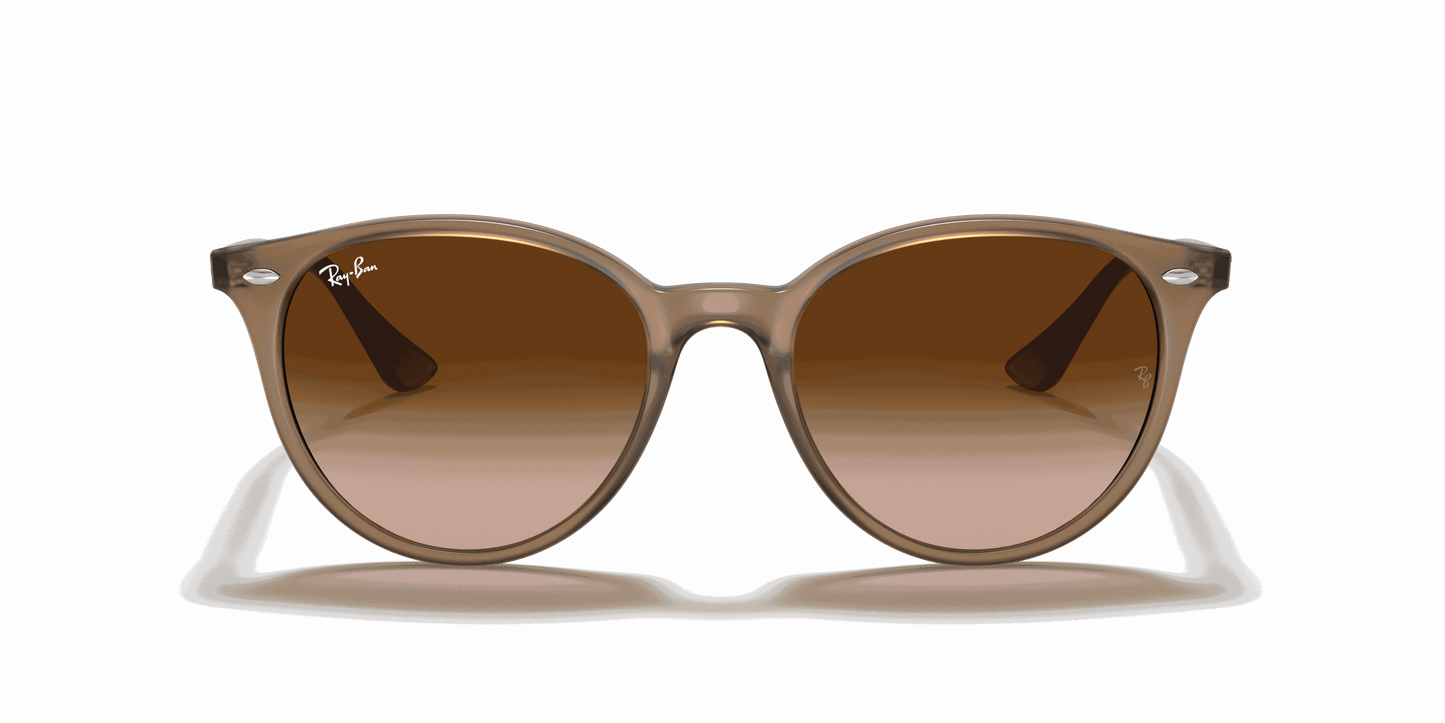[Brown Gradient Lenses, Polished Beige Frame]