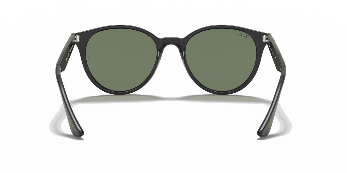 [Green Lenses, Polished Black Frame]