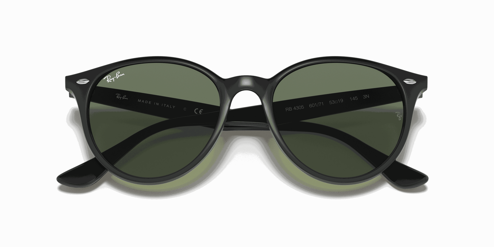 [Green Lenses, Polished Black Frame]