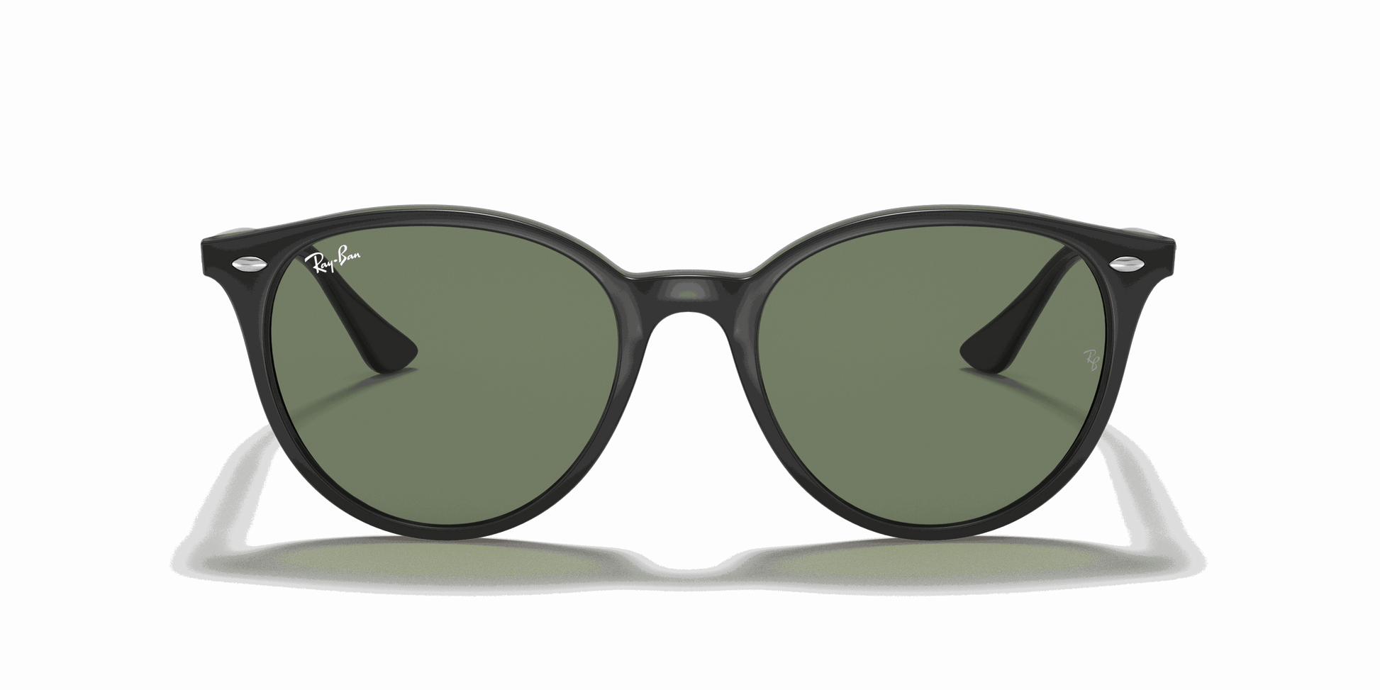 [Green Lenses, Polished Black Frame]