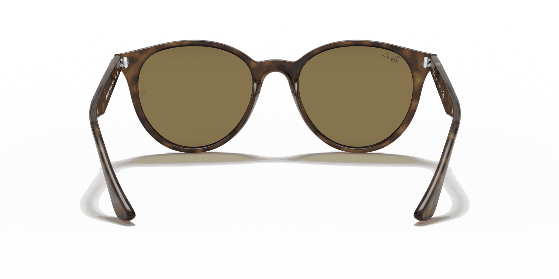 [Dark Brown Lenses, Polished Light Havana Frame]