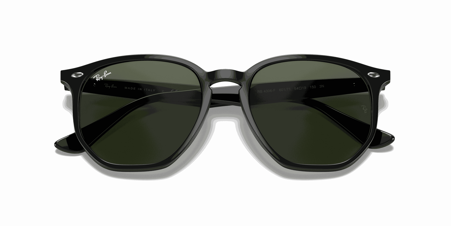 [Green Classic Lenses, Polished Black Frame]