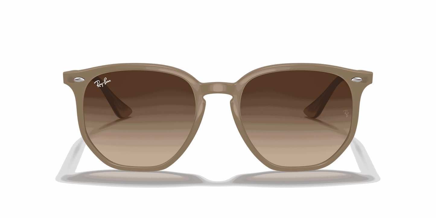 [Dark Brown Lenses, Polished Beige Frame]