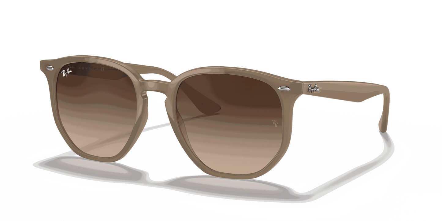 [Dark Brown Lenses, Polished Beige Frame]