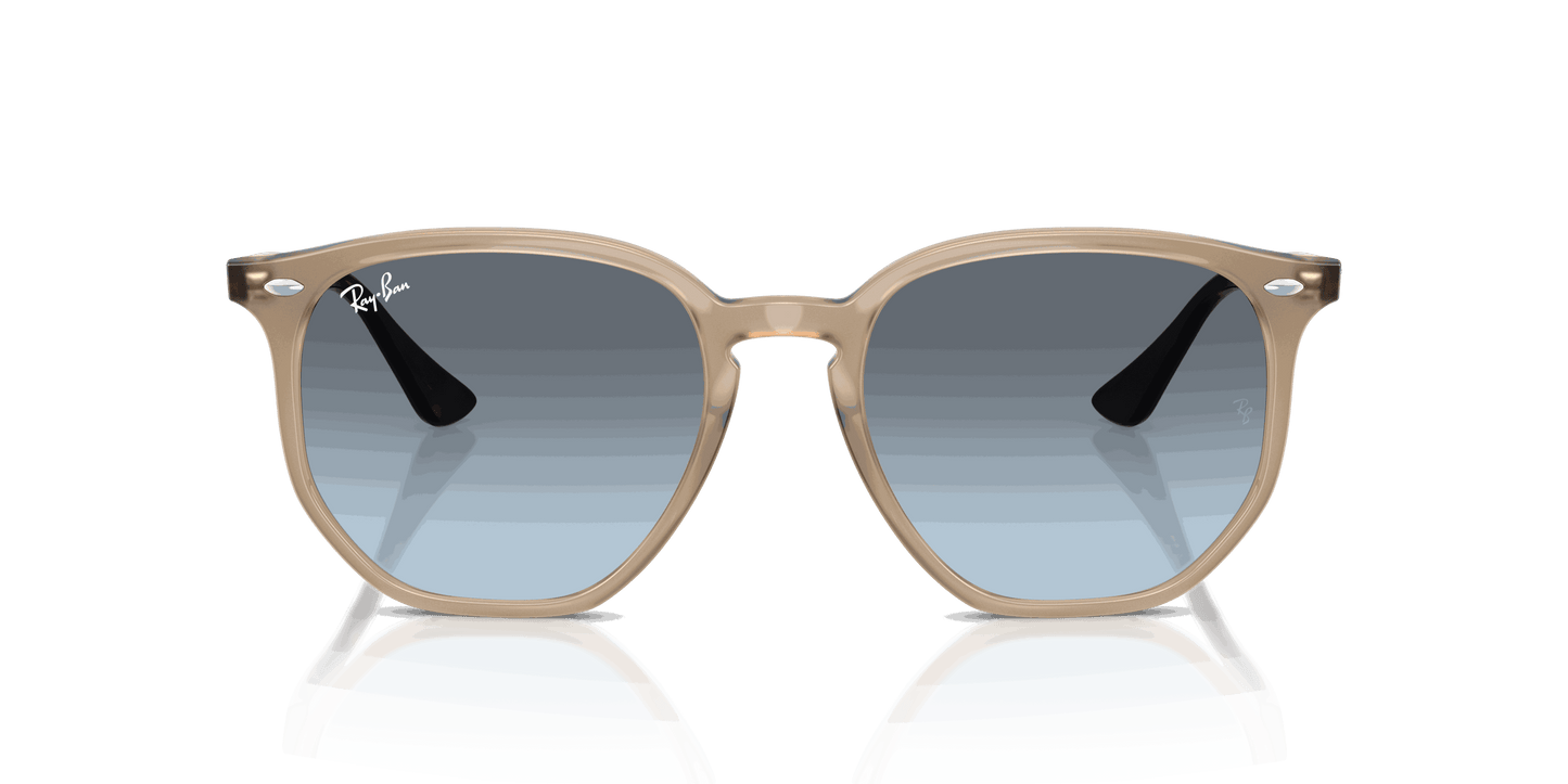 [Blue Gradient Grey Lenses, Polished Turtledove Frame]