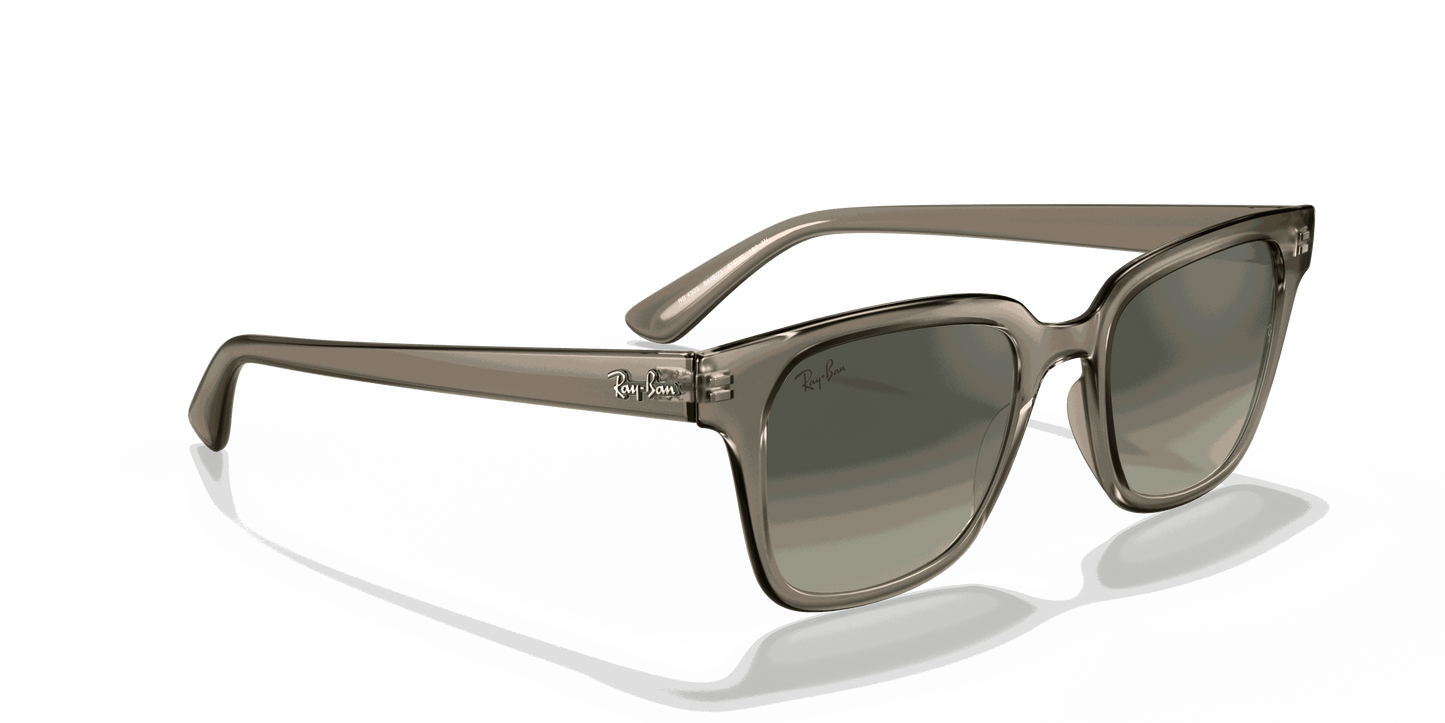 [Grey Gradient Lenses, Polished Transparent Grey Frame]