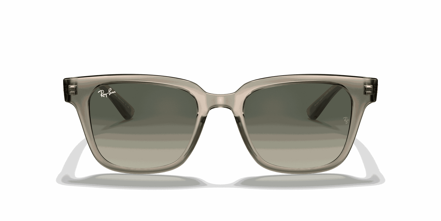 [Grey Gradient Lenses, Polished Transparent Grey Frame]