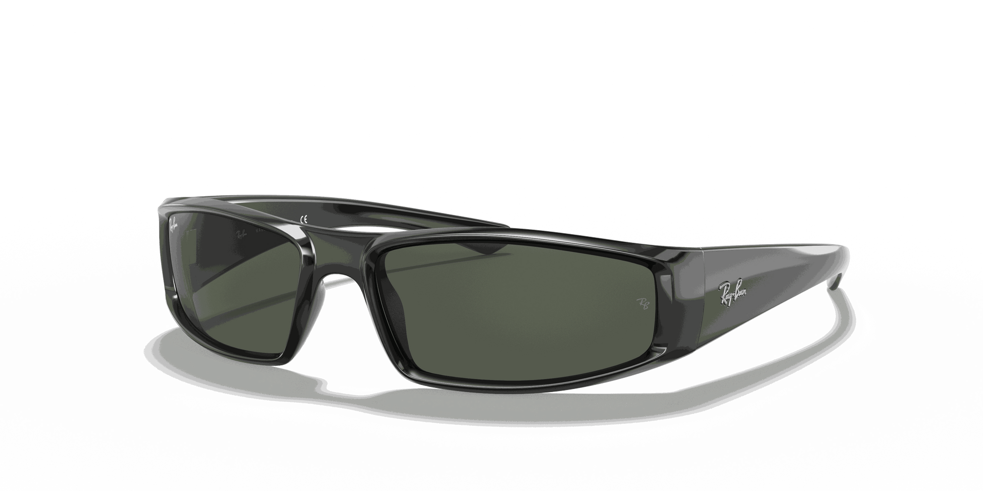 [G-15 Green Lenses, Polished Black Frame]