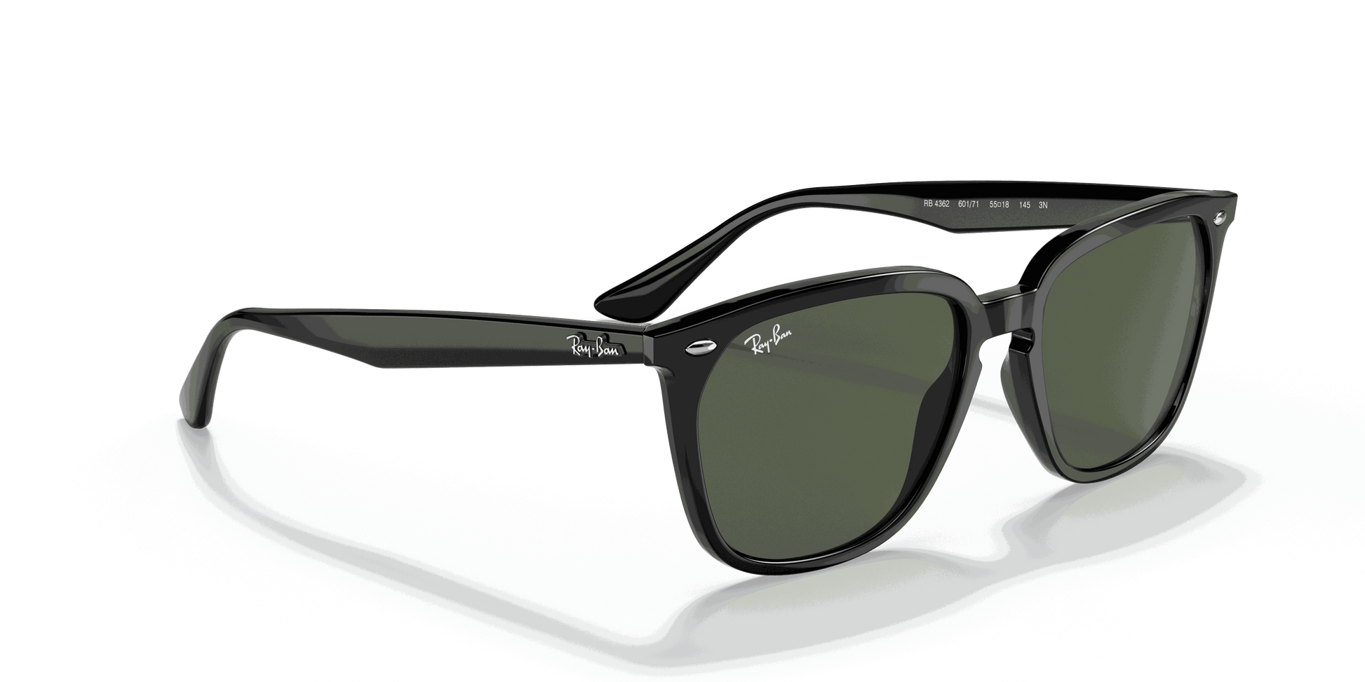 [Green Lenses, Polished Black Frame]