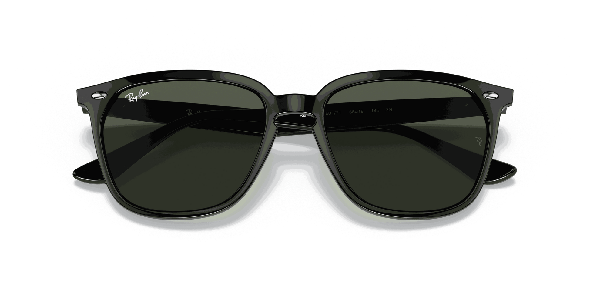 [Green Lenses, Polished Black Frame]