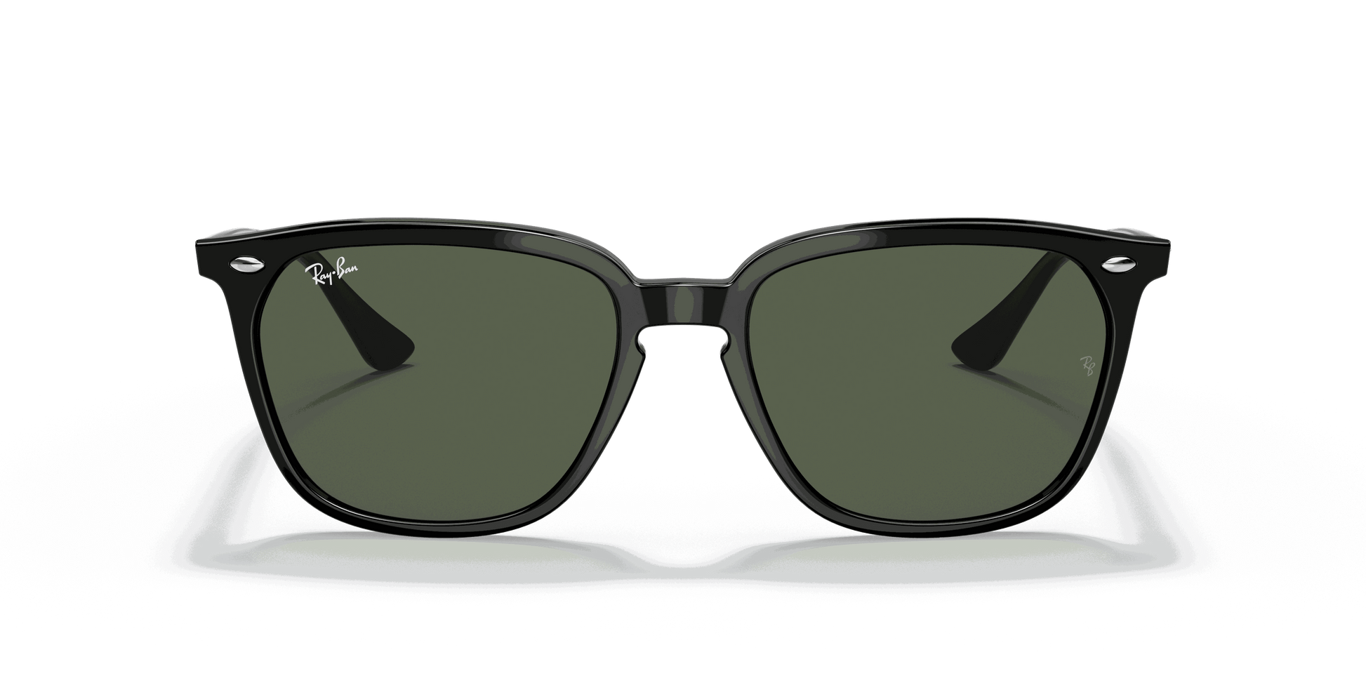 [Green Lenses, Polished Black Frame]