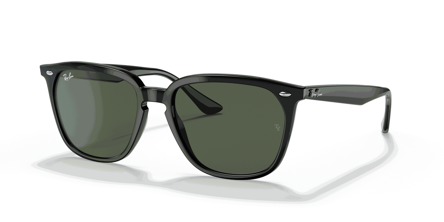[Green Lenses, Polished Black Frame]
