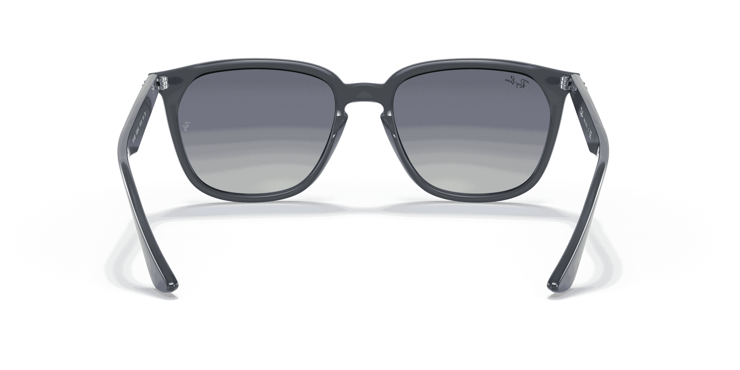 [Blue Gradient Lenses, Polished Grey Frame]