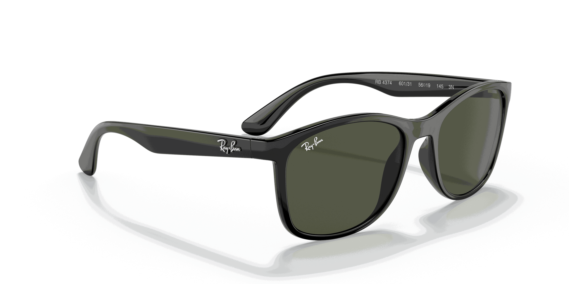 [Green Lenses, Polished Black Frame]