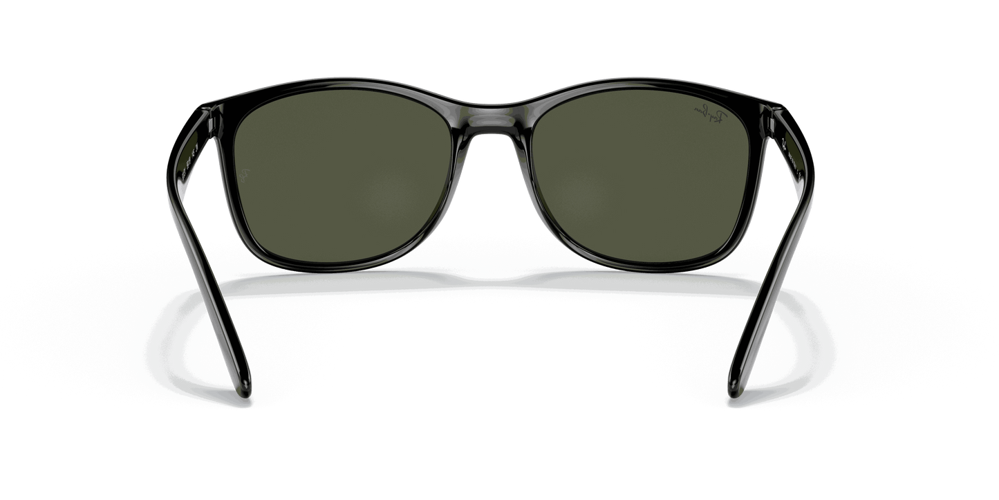 [Green Lenses, Polished Black Frame]