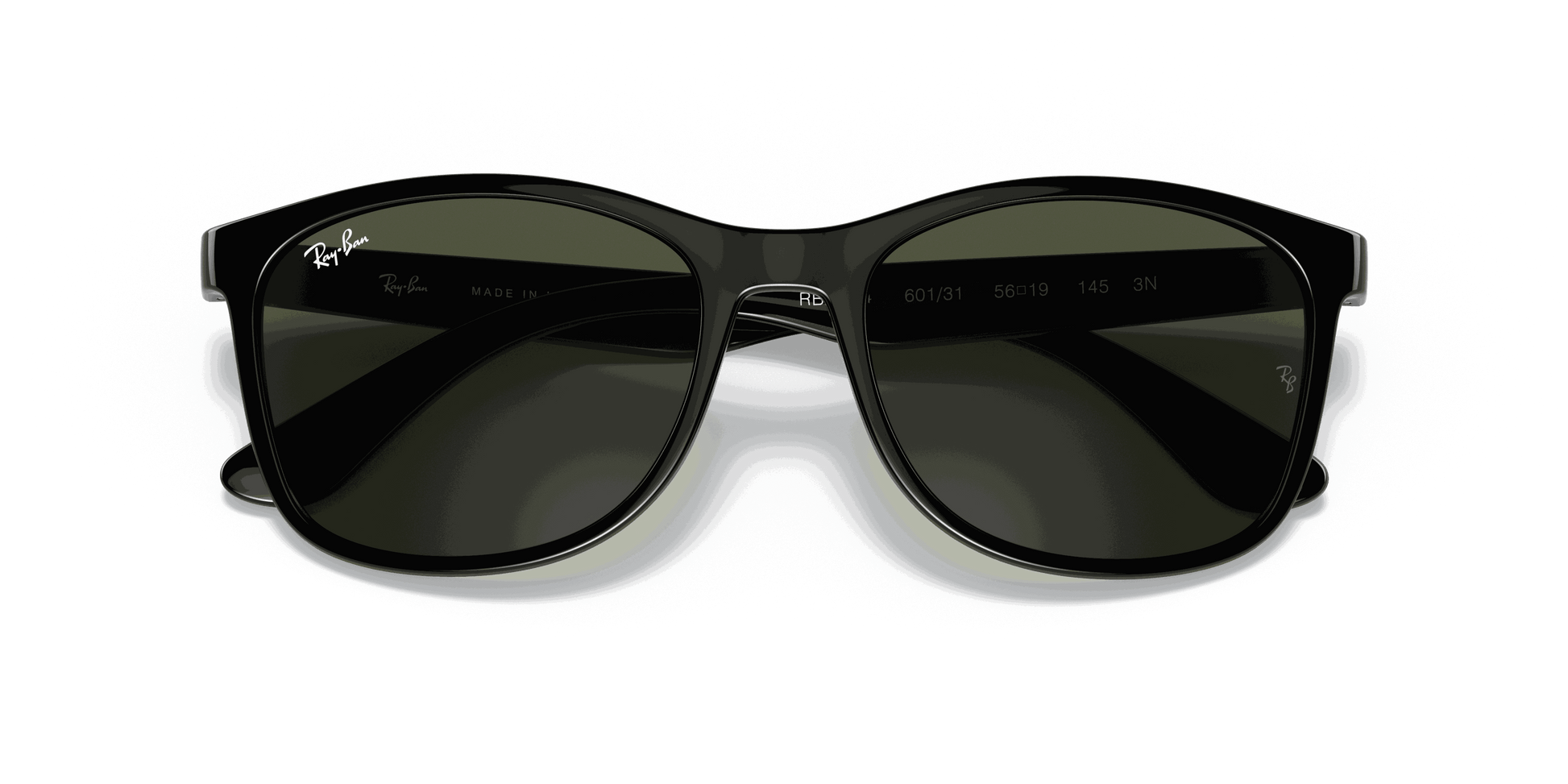 [Green Lenses, Polished Black Frame]