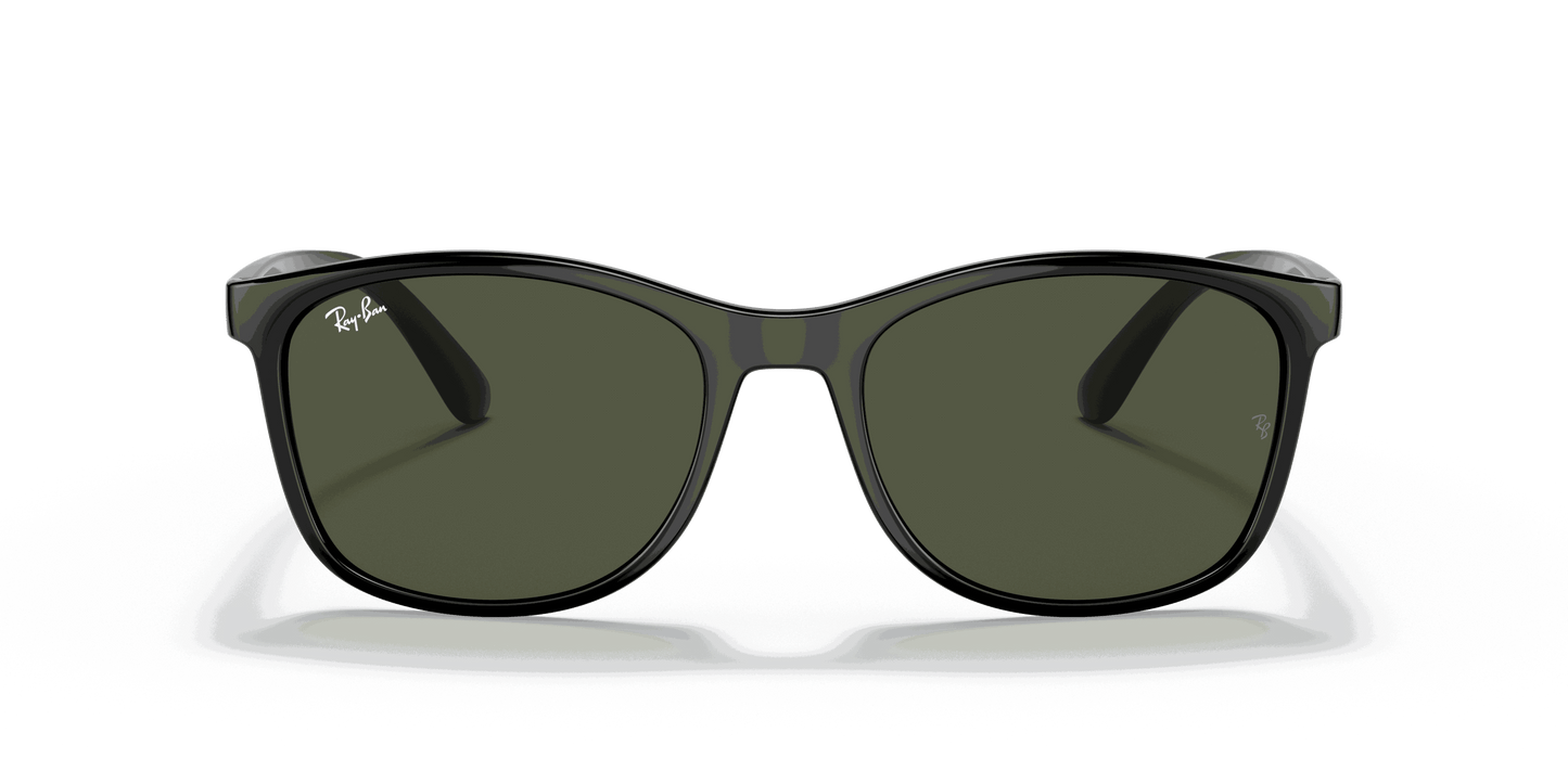 [Green Lenses, Polished Black Frame]