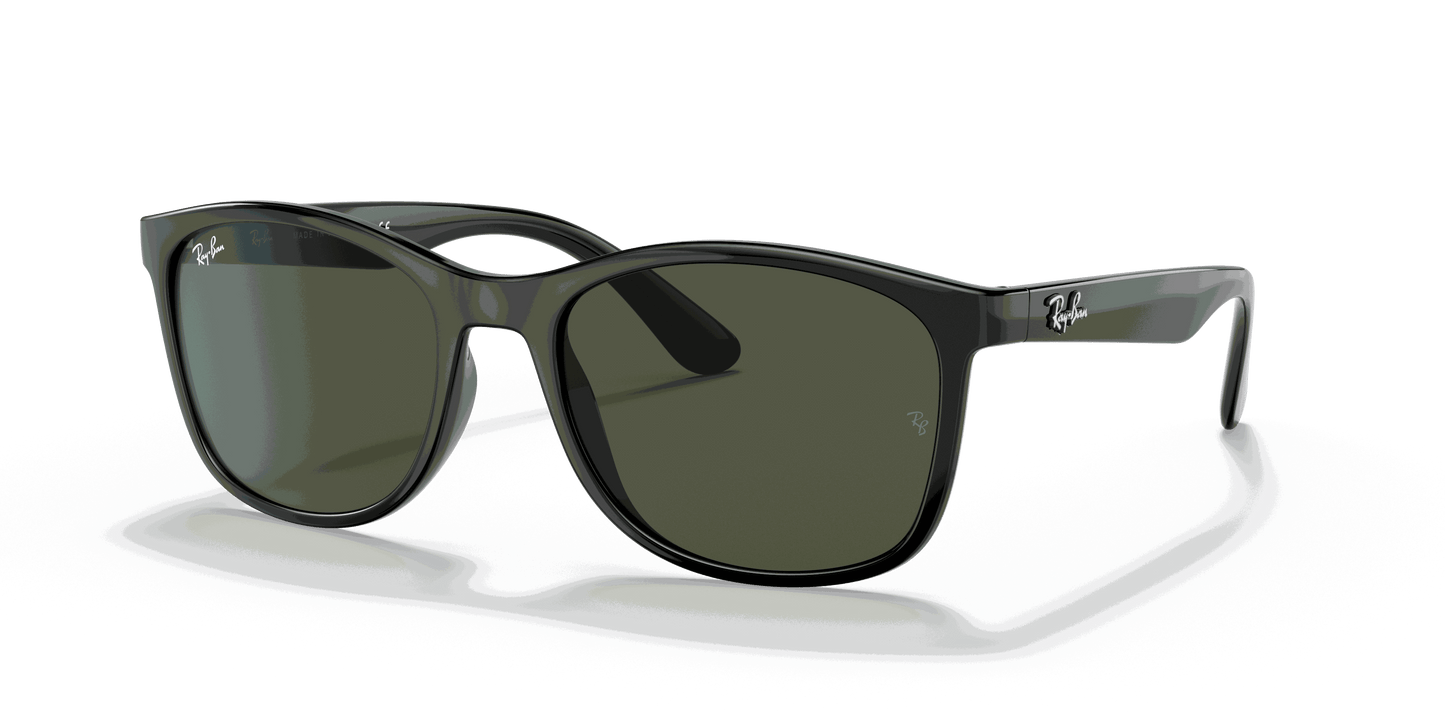 [Green Lenses, Polished Black Frame]