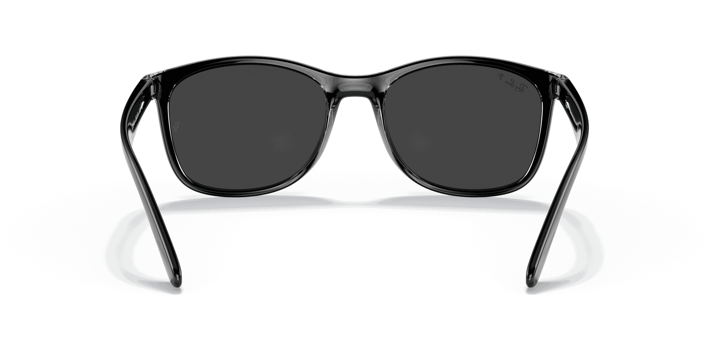 [Polar Black Lenses, Polished Black On Transparent Frame]