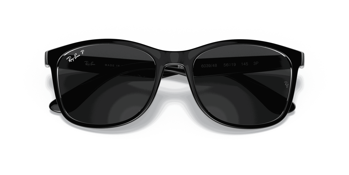 [Polar Black Lenses, Polished Black On Transparent Frame]
