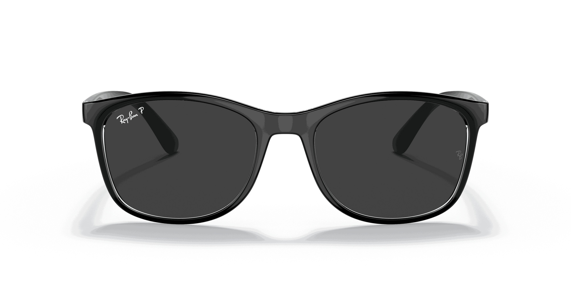 [Polar Black Lenses, Polished Black On Transparent Frame]