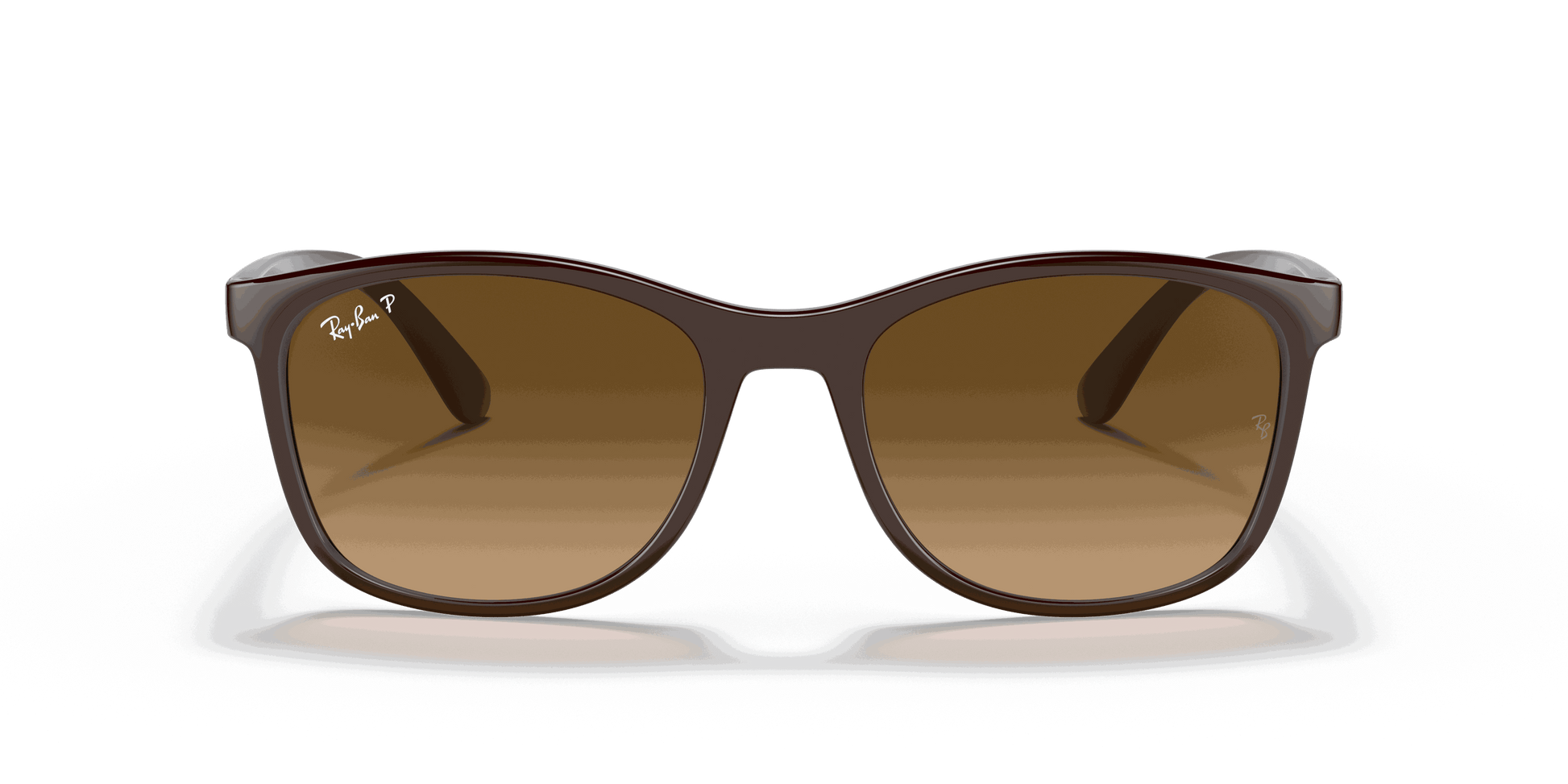 [Brown Lenses, Polished Brown On Grey Frame]