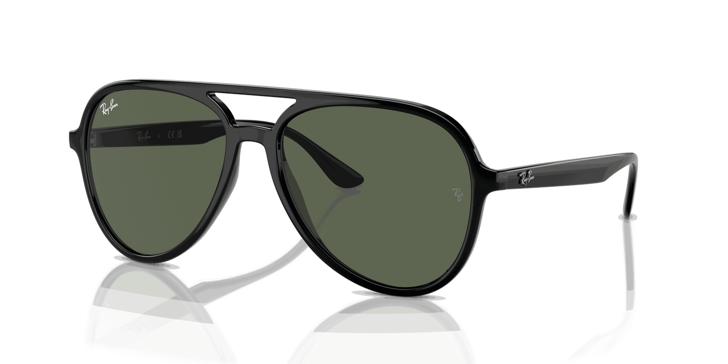 [Dark Green Lenses, Polished Black Frame]