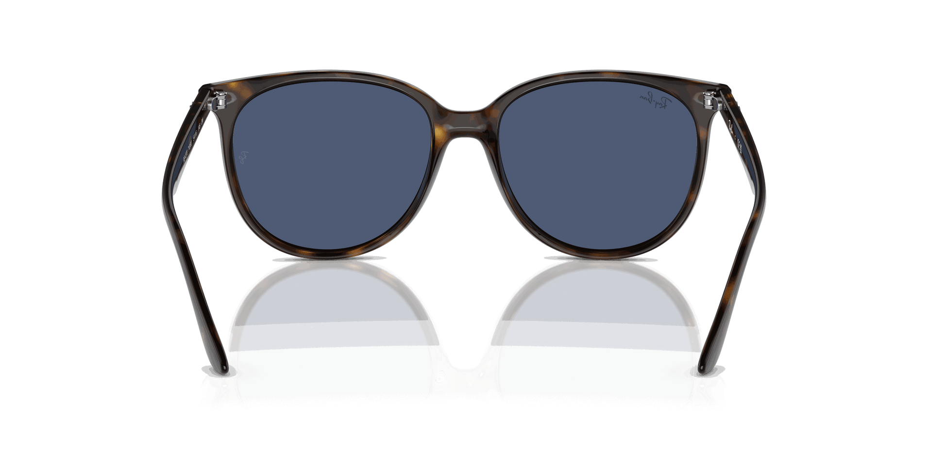 [Dark Blue Lenses, Polished Havana Frame]
