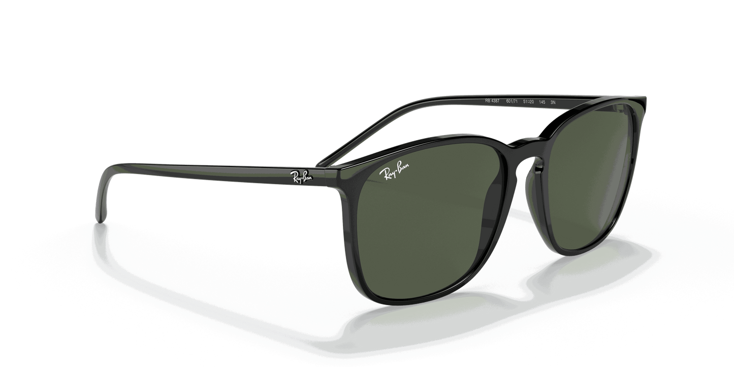 [Green Lenses, Polished Black Frame]