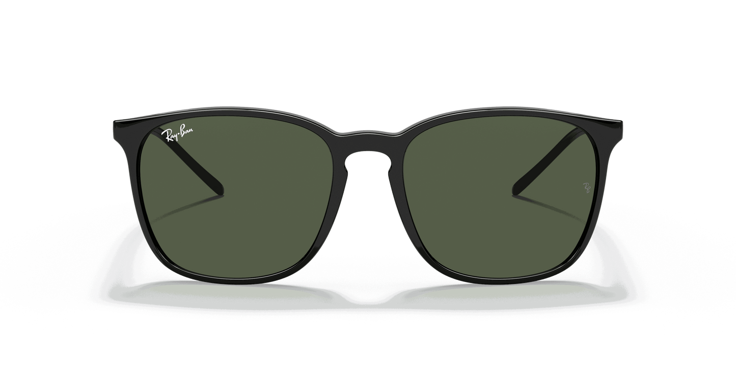 [Green Lenses, Polished Black Frame]