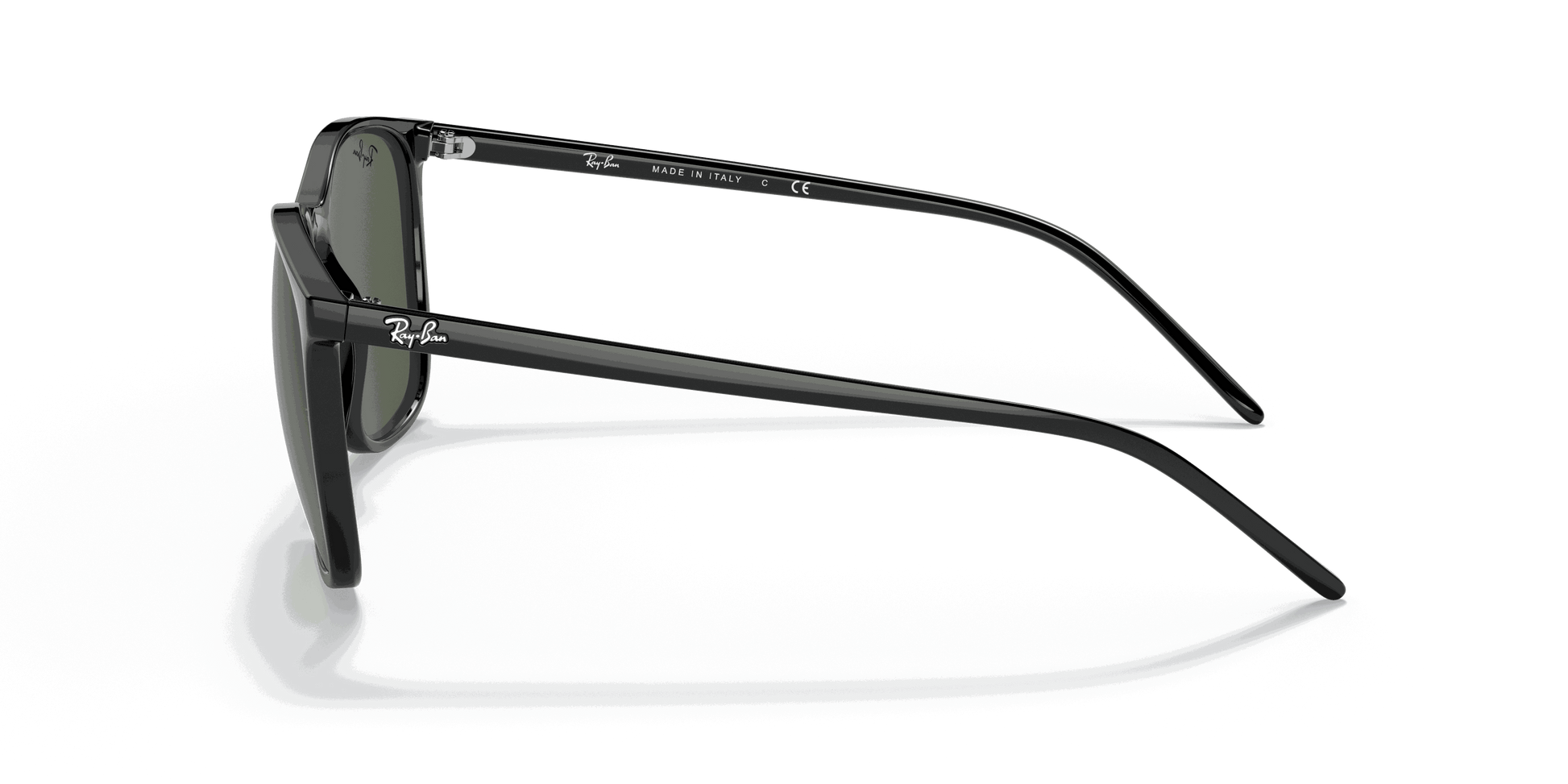 [Green Lenses, Polished Black Frame]