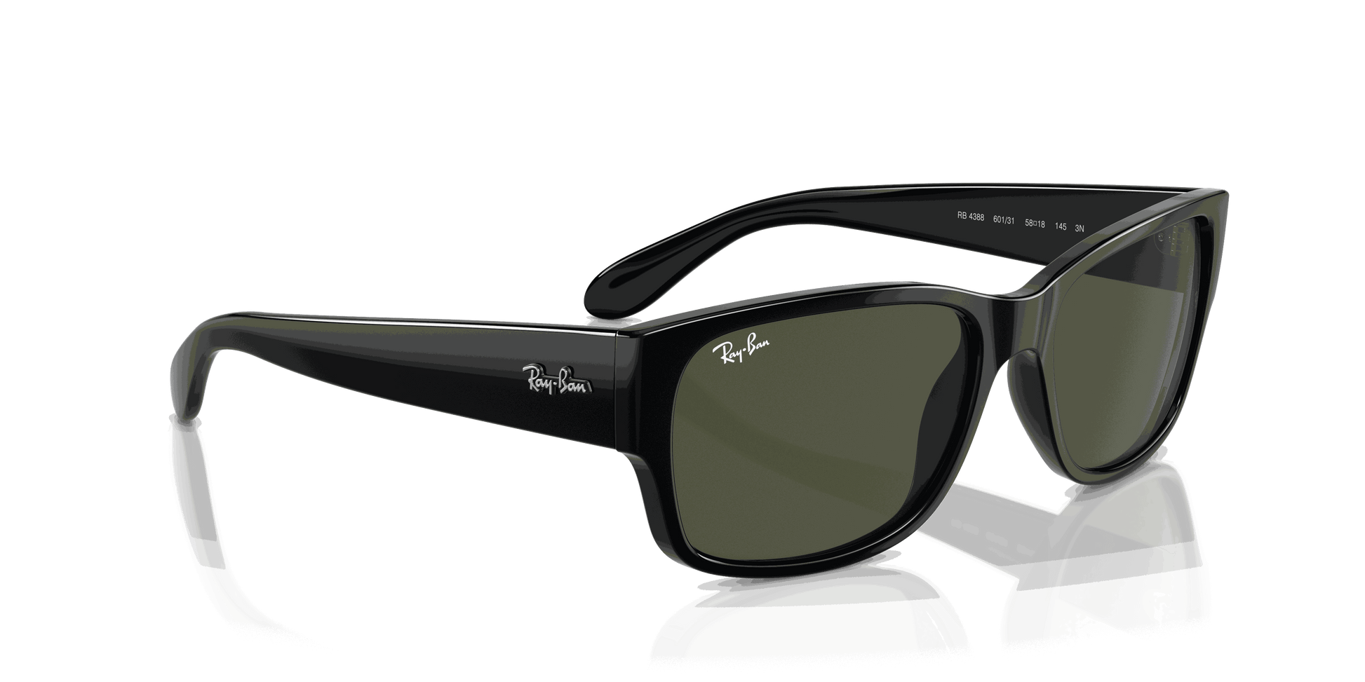 [Green Lenses, Polished Black Frame]