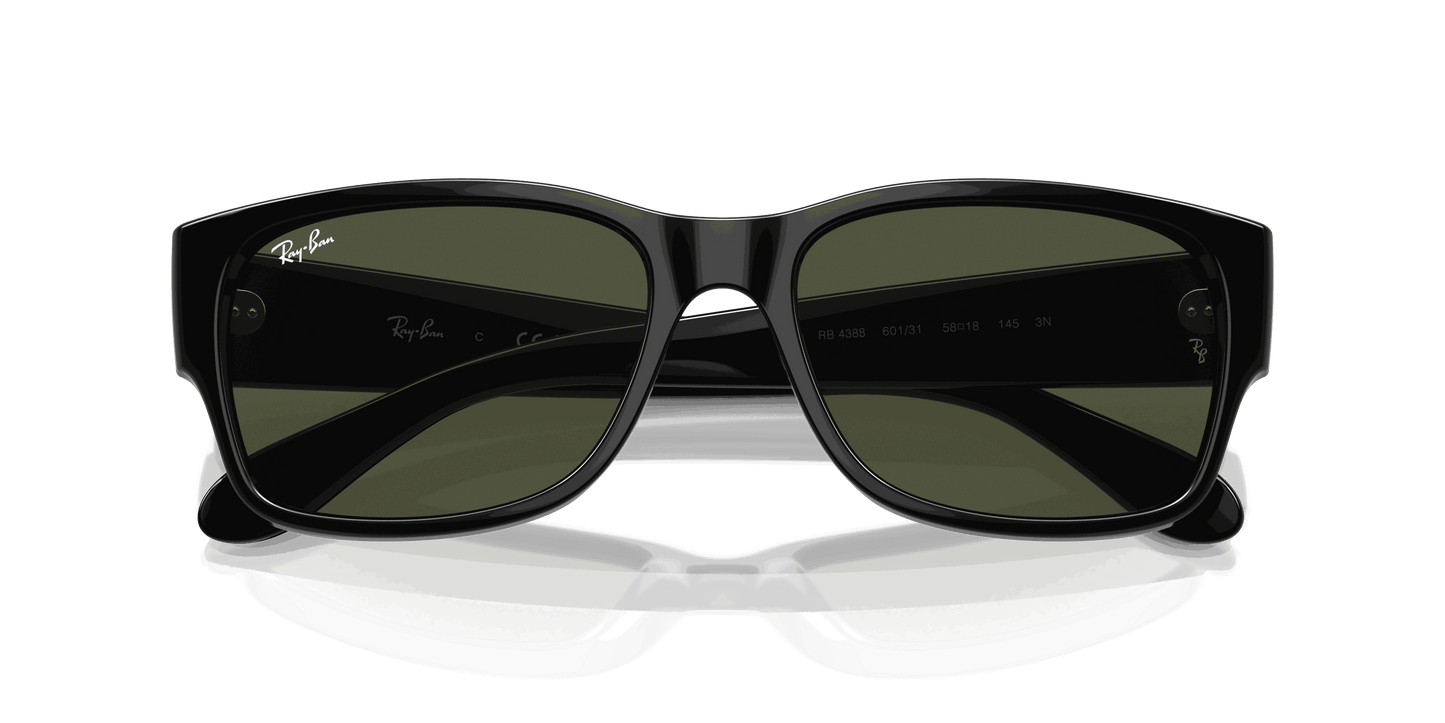 [Green Lenses, Polished Black Frame]