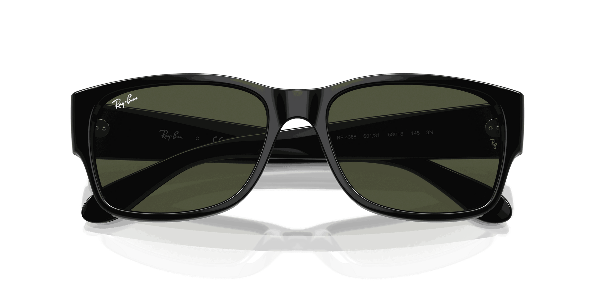[Green Lenses, Polished Black Frame]