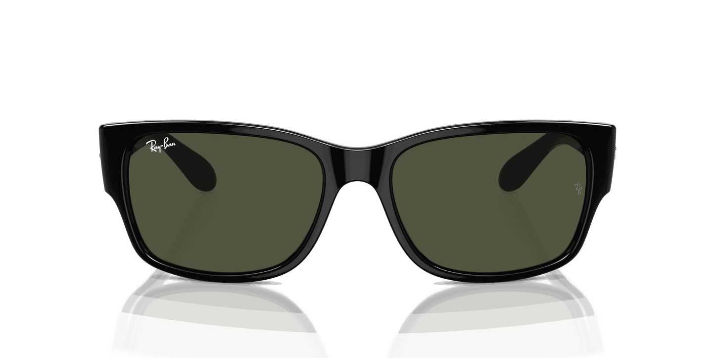 [Green Lenses, Polished Black Frame]