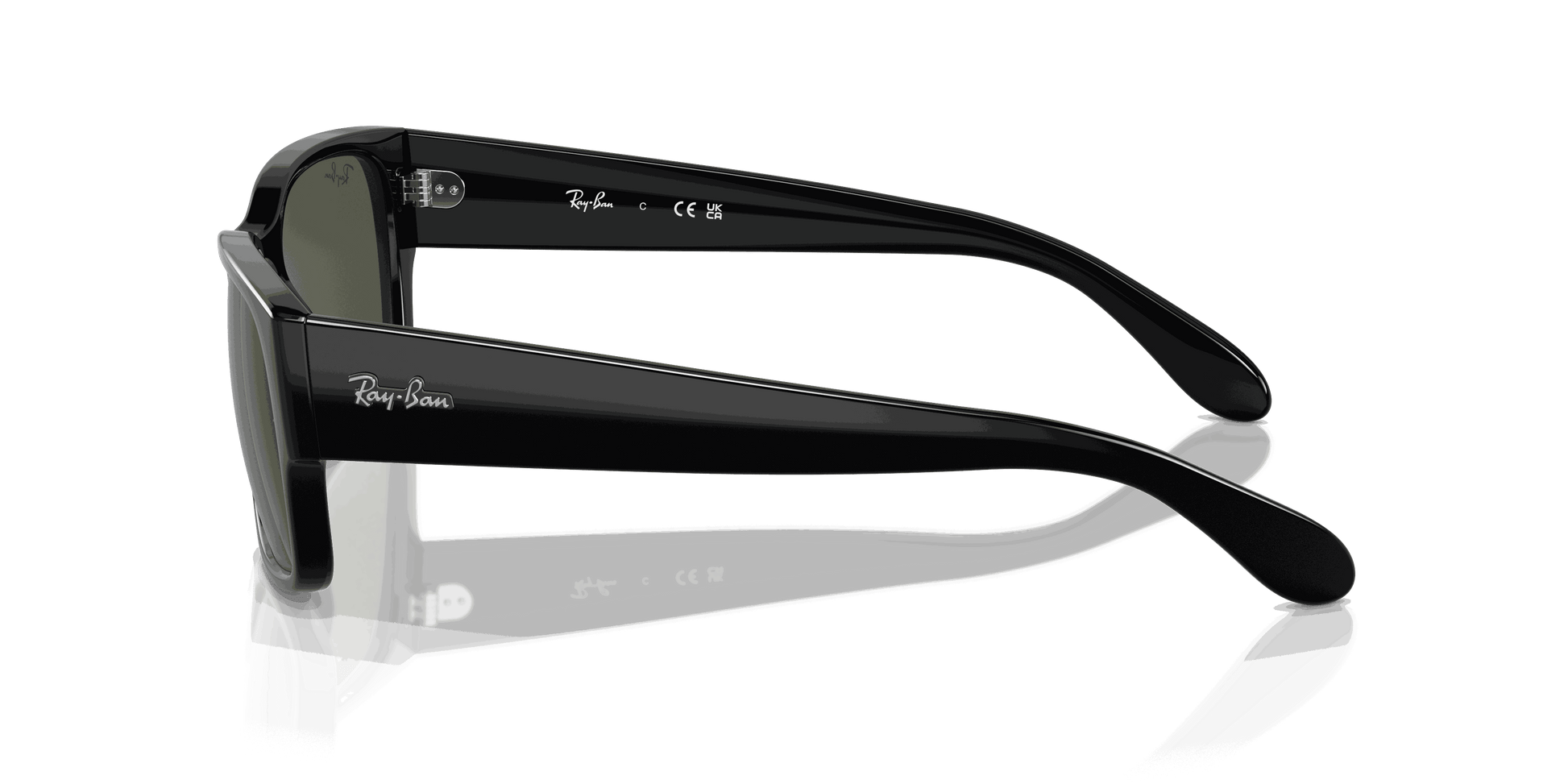 [Green Lenses, Polished Black Frame]