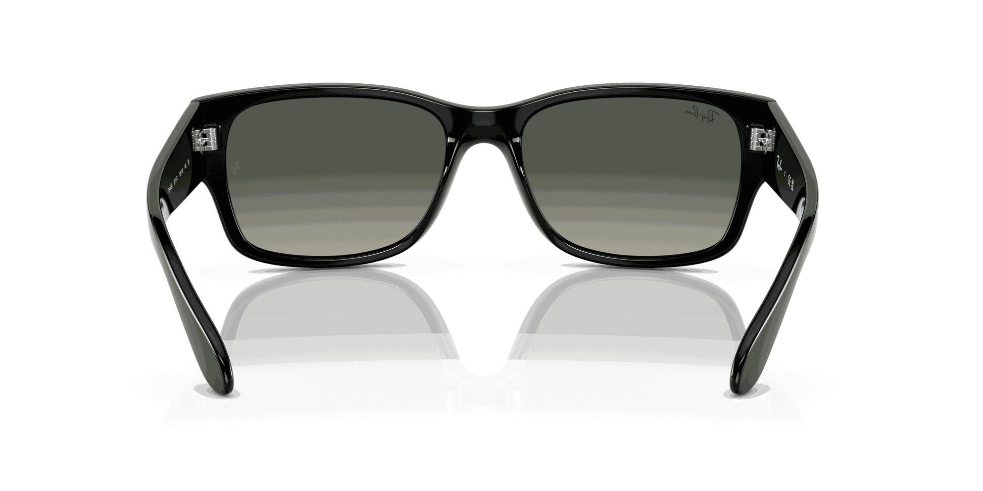 [Grey Lenses, Polished Black Frame]