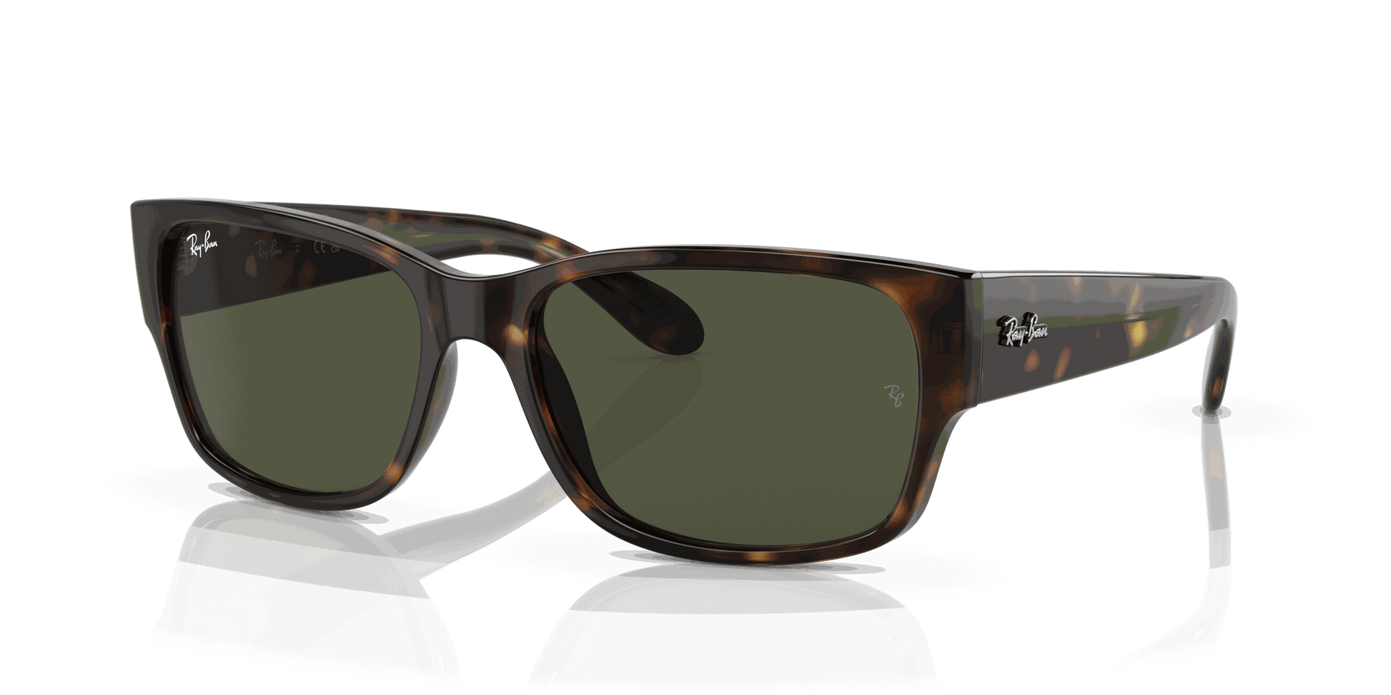 [Green Lenses, Polished Havana Frame]