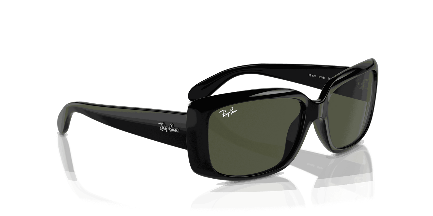 [Green Lenses, Polished Black Frame]