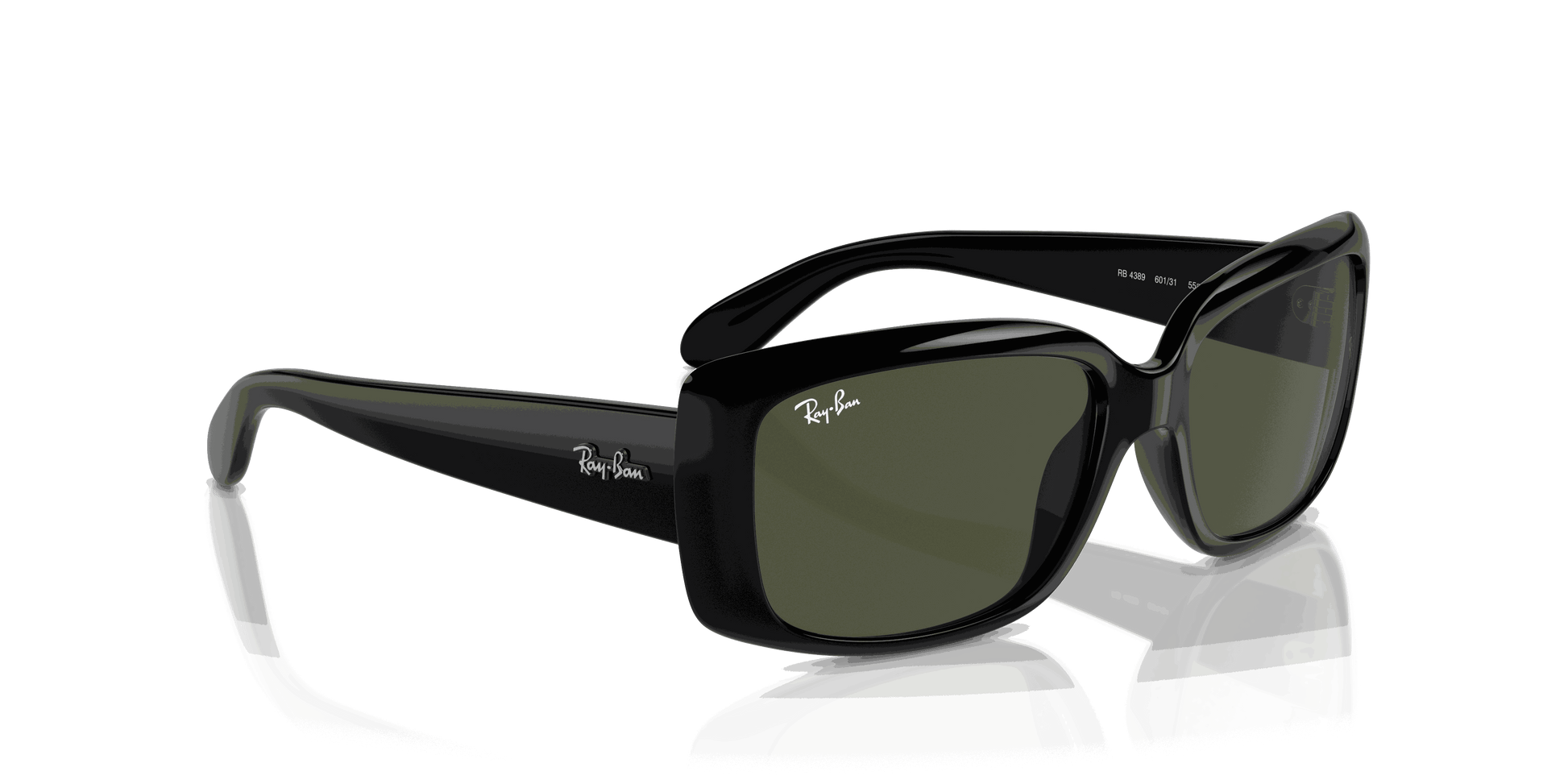 [Green Lenses, Polished Black Frame]