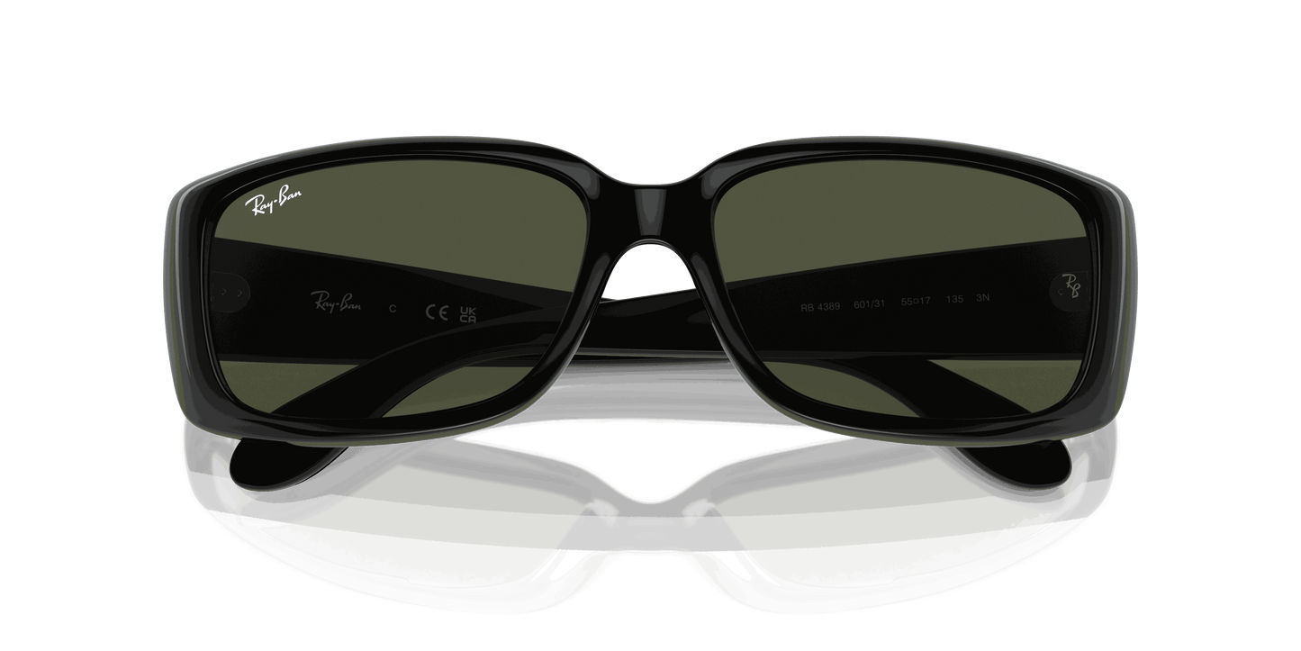 [Green Lenses, Polished Black Frame]